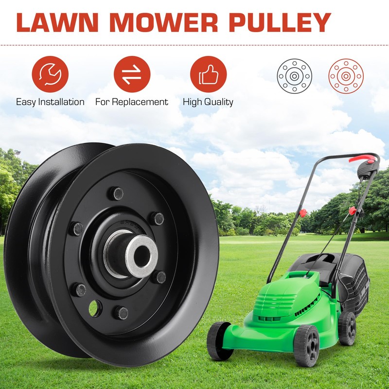 106-2175 Flat Idler Pulley for Toro Exmark 50 54" Deck