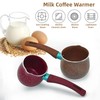Non Stick Milk Pan, Enamel Milk Pan,Butter Warmer, Single Handle