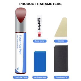PARTS4EV Red Alert/Scarlet Red(A20) Touch Up Paint Repair Kit Compatible with Nissan - DIY Kit Exactly Matches Chips and Nicks