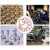 MroMax 20 Pcs Copper Flat Washers M18 Metric Round Gasket