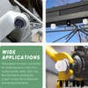 TERF® M6 Grey Plastic Hex Nut Bolt Dome Cap Cover
