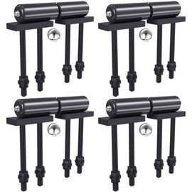 Heavy Duty Gate Hinge, Weld On Hinges, 7 Inches, 900lbs Capacity for Swing Door, with Welded Screws, for Swing Door Trailer Ramp Gate etc (4pc)