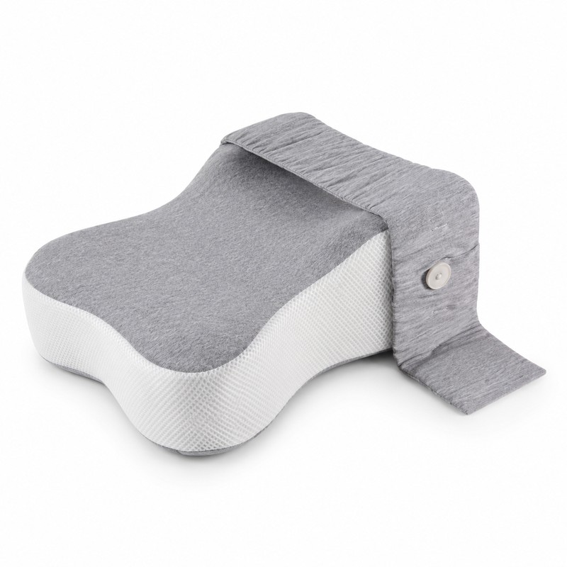 14-Inch Knee Pillow for Side Sleepers – Large Memory Foam