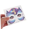 VICASKY 15PCS Glitter Face Stickers for Cute Cartoon Animal Decals