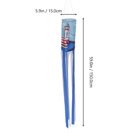 Strand Windsack Nautischer Windsack Outdoor Hängende Segelboot Windsack Flagge Windsack Terrasse Garten hängende Dekoration Nautische Wind Socken