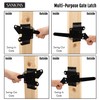 SANKINS Self-Locking Gate Latch Heavy Duty for Wooden Fence, Post