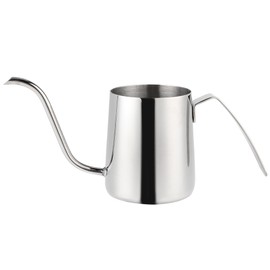 250ml Stainless Steel Coffee Pot Long Spout Kettle with Handle for Home Coffee ShopWithout Lid