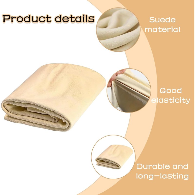 Chamois Leather Car Cleaning Cloth, Car Leather Drying Cloth, Genuine