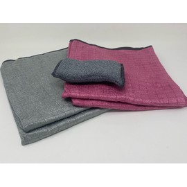 Pastaclean Maxi Tea Towels Set of 4 + Wave Sponge