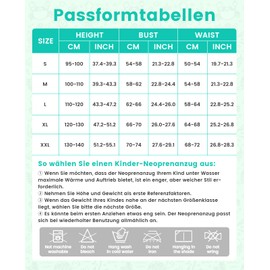 Children's Shorty Wetsuit 2.5 mm Neoprene Girls Boys UV Protection Swimming Suit 2-10 Years