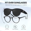 Myiaur 2 Pack Polarized Fit Over Glasses Sunglasses for Women,