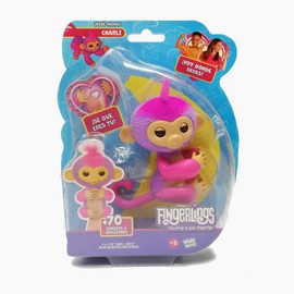Bizak Fingerlings Charlie Interactive Joke by Allen, Loves to Laugh and Super Smiling Jokes with Over 70 Different Sounds and Reactions with Your Own Personality