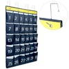 QWORK® Storage Bag with 30 Pockets - Space Saving Phone