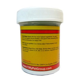 AllTopBargains 3pk Gold Fish Flakes 0.35oz Balanced Diet Natural Color Enhancers Growth Health Gold Deluxe Flake Food to Promote Health Growth Immune System Vitamin Goldfish Clear Water