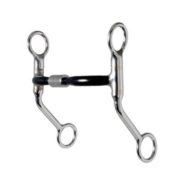 Reinsman Easy Rider Bit | Equestrian Training Stage B Transition Leverage Short Shanked Half Gag Comprise Bits | 452