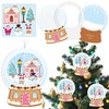 WATINC Gingerbread House Snow Globe Craft Kit - DIY Christmas