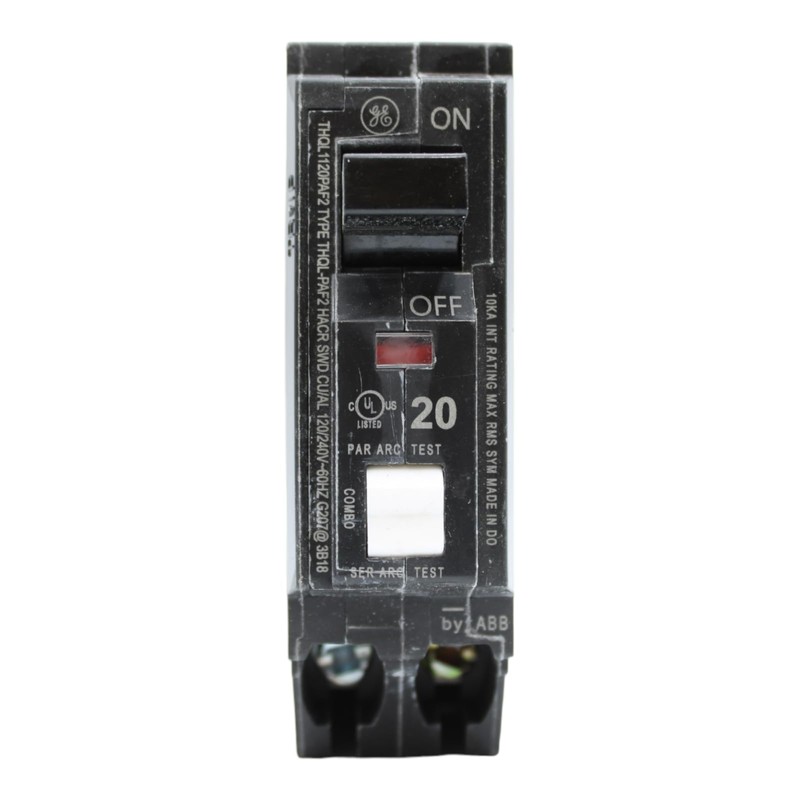 GE THQL1120PAF2 Combination Arc Fault Circuit Breaker PON Plug On
