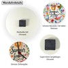 speecheese Sun and Summer Wall Clock Aluminium with Saying Summer