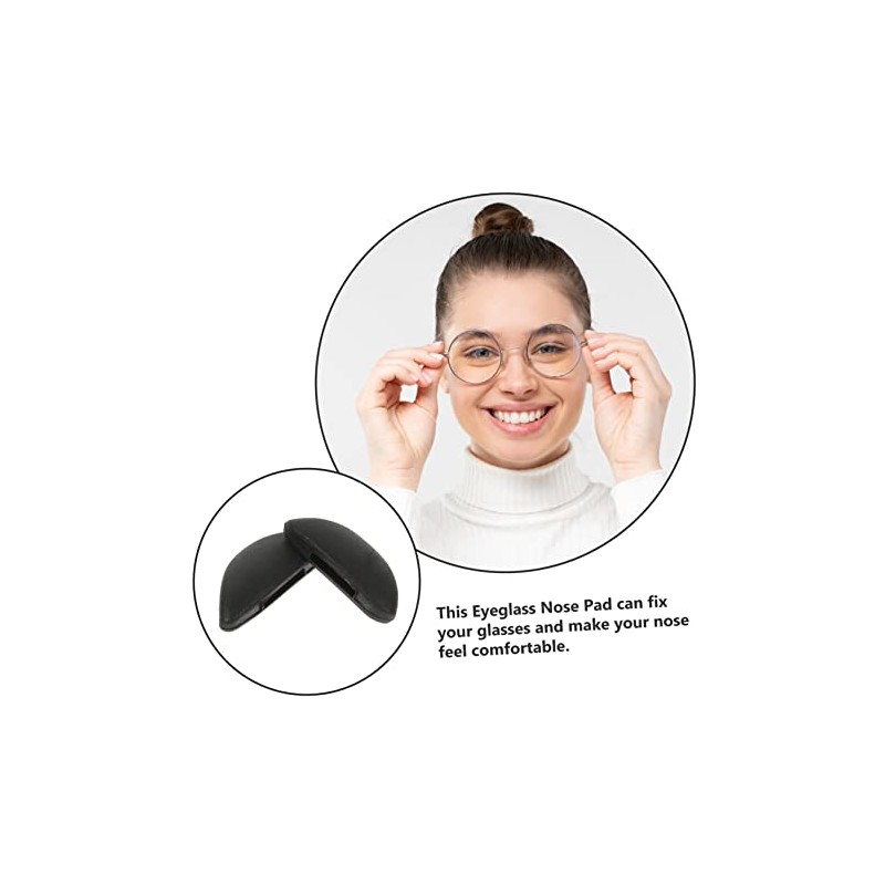 Pares Almohadillas Silicona Nariz Lente Gafas Sol Nasales Autoadhesivas Protector