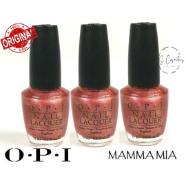 OPI Nail Polish Lacquer MAMMA MIA 15ML-LOT OF 3 - NEW