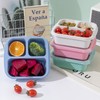 Bento Box, 8 Pack 3 Snack Containers Reusable Lunch Box,