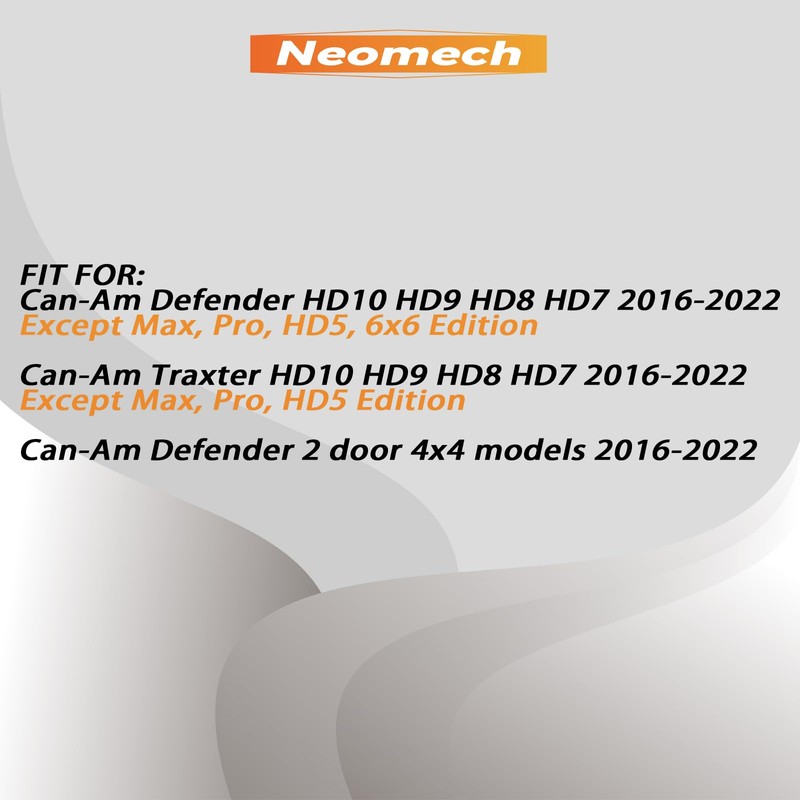 Neomech Front and Rear Sintered Brake Pads for Can Am
