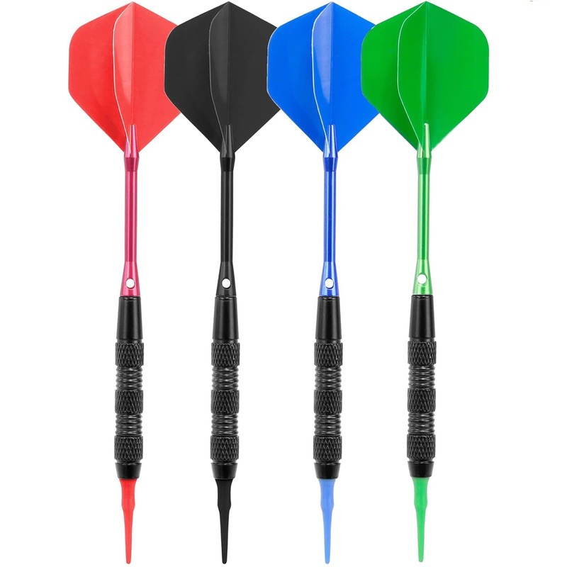 SURALIN Pack of 144 Plastic Dart Tips with 2BA Thread,