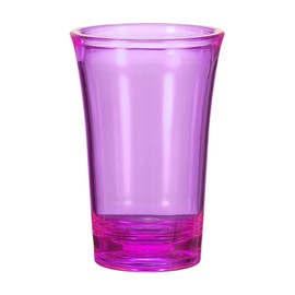 sourcing map Shot Glasses 1.2oz Polystyrene Shot Glasses Ombre Multicolored Shot Glasses Bulk for Cocktail Round Shot Glasses Spirits Liquors, Purple