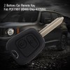 2 Buttons Car Remote Key Fob 433MHz ID46 for Citroen
