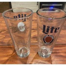 Miller Lite Pint Glasses