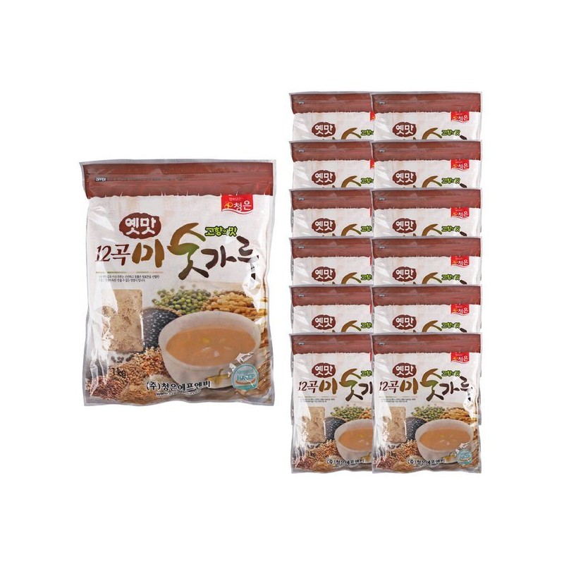 청은 12곡 미숫가루 1kg Cheong-eun 12 Grain Misutgaru 1kg