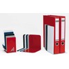 Wedo 1021200 Book Ends – Metal Design with Reinforced Grooved 14 x 12 x 24 cm