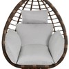 Bextile Egg Chair Cushion Replacement, Detachable Hanging Chair Cushion Washable,