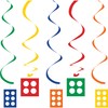 Creative Converting 315259 Dizzy Danglers, Assorted with Cutouts Multicolor,39"