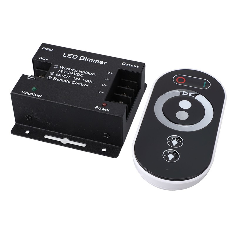 Dimmer Switch DC 12V‑24V 18A PWM LED Light Strip Dimmer