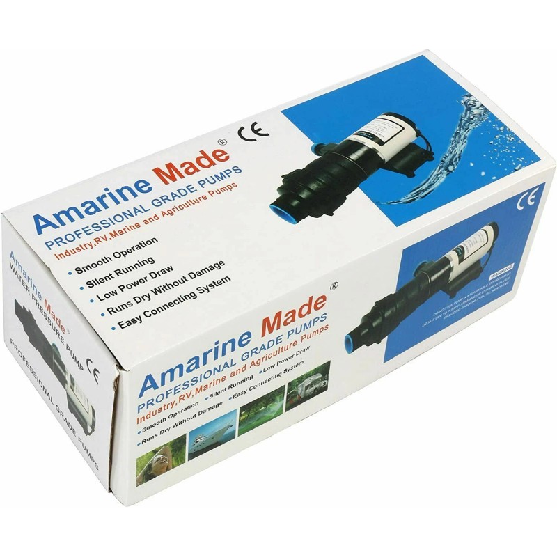 Amarine Made 12V Macerator Waste Water Pump 12GPM 45LPM Lift