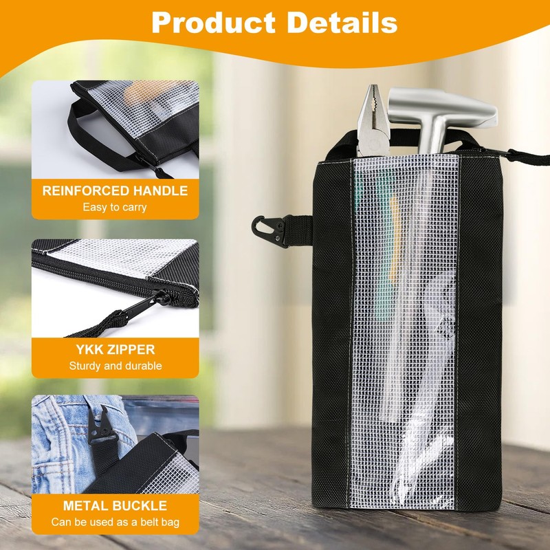 DoocliB Small Tool Zipper Pouch Pack of 2