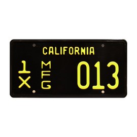 Celebrity Machines Mustang GT 350 | Shelby Cobra | Metal Stamped License Plate