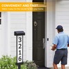 CTOL Solar Address Sign - Double-Sided LED Illuminated House Numbers,