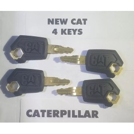 Unbranded (4) CAT Keys Excavator Caterpillar Heavy Equipment Ignition Loader Dozer 5P8500