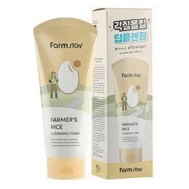 Farm Stay Farmers Cleansing Foam Rice 180ml / 팜스테이 파머스 클렌징 폼 라이스 180ml