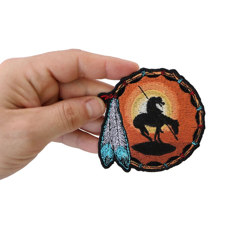 End of The Trail Small Patch - 3.5x3.5 inch. Embroidered