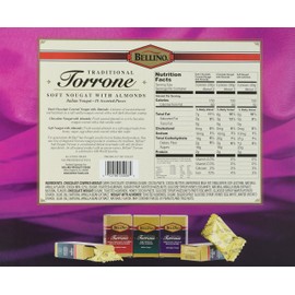 Bellino Assorted Torrone (Nougat) Candy, 6.35 Ounce Box