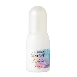 Padico Resin Dye, Gemstone Drop (Houseki no Shizuku), White, 0.3 fl oz (10 ml), 403045, Made in Japan