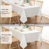 smiry Rectangular Table Cloth Wipe Clean 140x200 cm, Wipeable Water