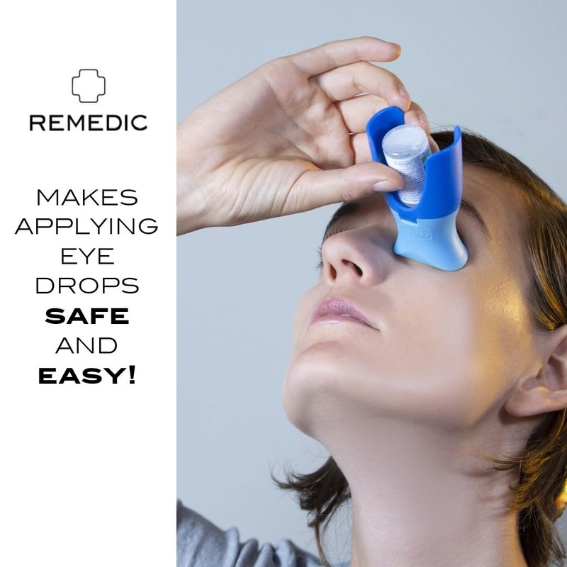 remedic Eye Drop Helper with Silicone Adapter – Accurate, One-Handed
