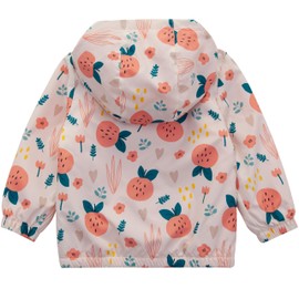 Rokka&Rolla Toddler Girls' Water-Resistant Fleece Lined Windbreaker Transitional Jacket