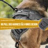 OneTigris AIRE Mesh Tactical Dog Harness,Summer Cool&Refreshing Mesh Design Service