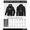33,000ft 33,000ft Men's Hooded Softshell Jacket Waterproof Lightweight Insulated Windbreaker