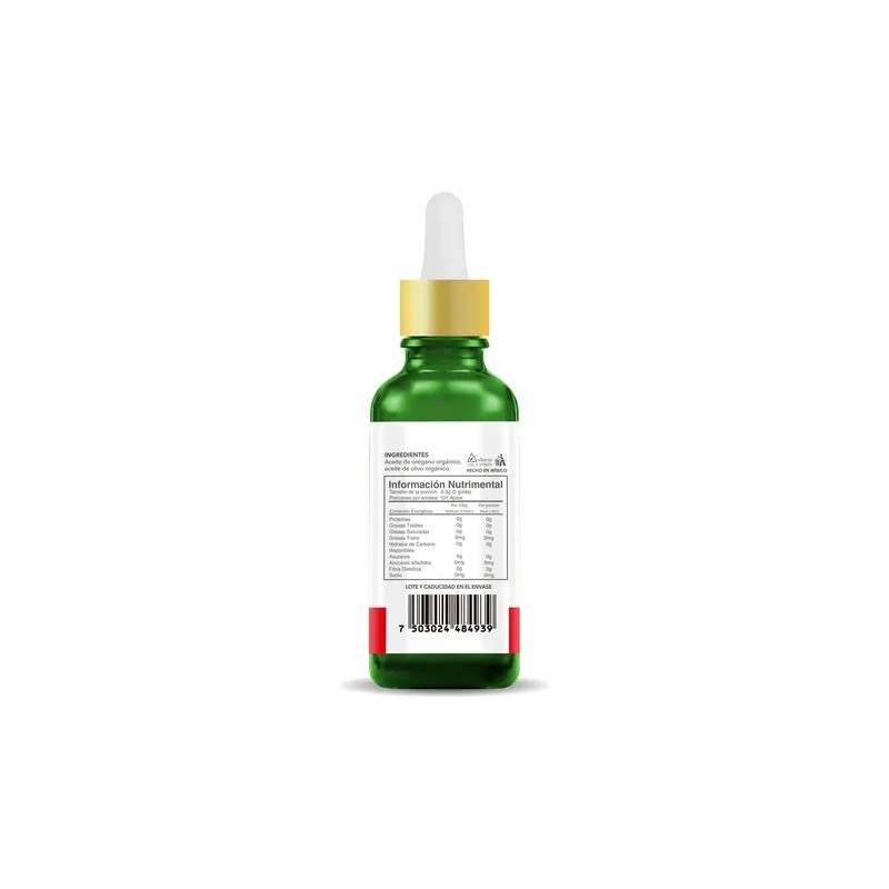 Aceite De Orégano (Uso interno y dermatológico) Min. 80 de